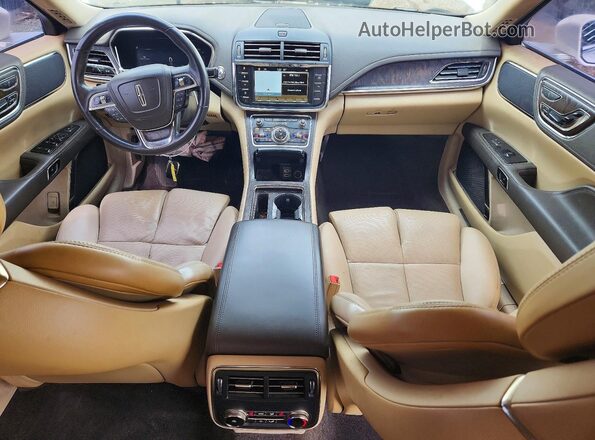 1LN6L9NP5H5605556 2017 LINCOLN CONTINENTA White Вид панелі приладів