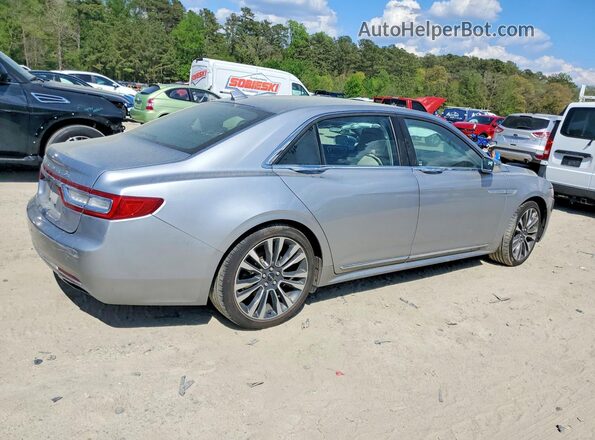 1LN6L9PK3L5605386 2020 LINCOLN CONTINENTA Серебряный Задняя правая четверть