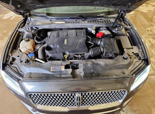 1LN6L9RP2H5606254 2017 LINCOLN CONTINENTA Серый Вид задней части салона