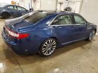 2017 Lincoln Continental Select Синий vin: 1LN6L9TK7H5624519