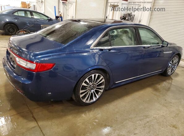 1LN6L9TK7H5624519 2017 LINCOLN CONTINENTA Синий Задняя правая четверть