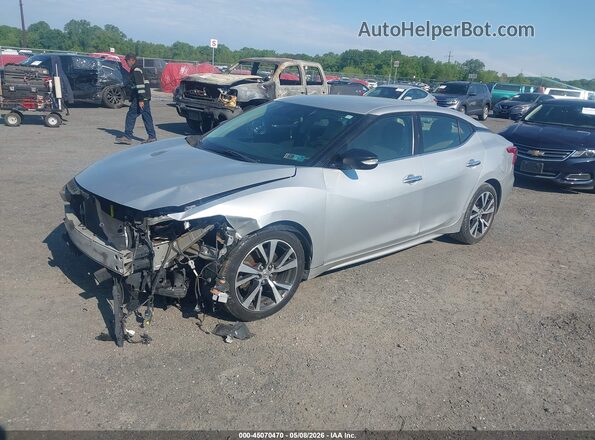 1N4AA6AP0HC366783 2017 NISSAN MAXIMA Silver Przód lewy