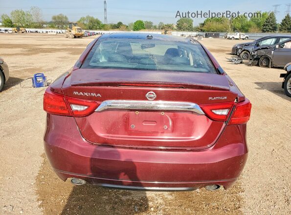 1N4AA6AP0HC437268 2017 NISSAN MAXIMA Red Vista trasera