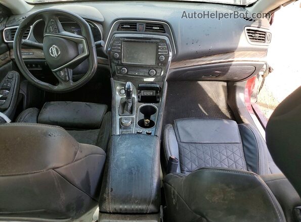 1N4AA6AP0HC437268 2017 NISSAN MAXIMA Red Vista del salpicadero
