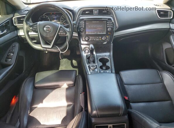 1N4AA6AP0HC443989 2017 NISSAN MAXIMA Black წინა პანელის ხედი