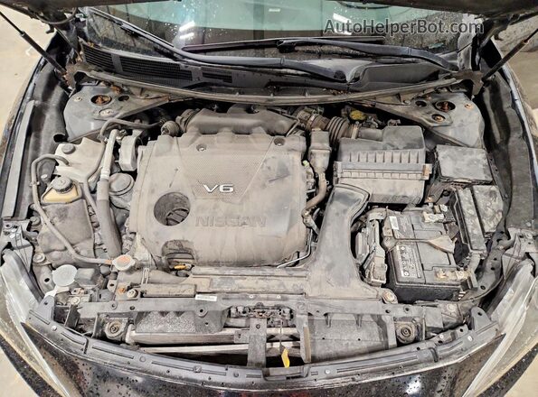 1N4AA6AP0HC454927 2017 NISSAN MAXIMA Black Rear interior view