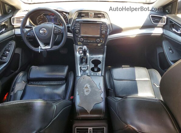 1N4AA6AP0JC385355 2018 NISSAN MAXIMA Blue Vista del salpicadero