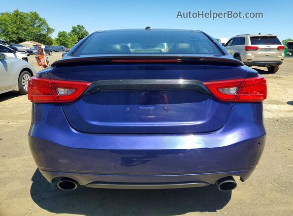 1N4AA6AP0JC385355 2018 NISSAN MAXIMA Blue Vista trasera