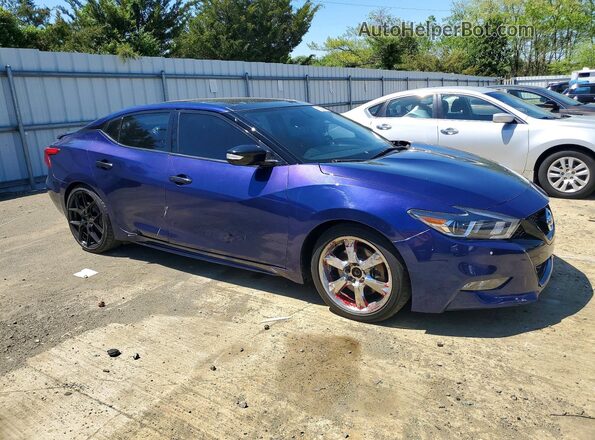 1N4AA6AP0JC385355 2018 NISSAN MAXIMA Blue Delantero derecho