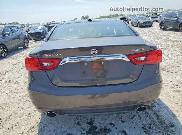 1N4AA6AP1GC378309 2016 NISSAN MAXIMA Charcoal უკანა ხედი