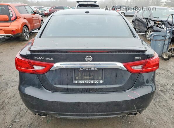 1N4AA6AP1GC411907 2016 NISSAN MAXIMA Black უკანა ხედი