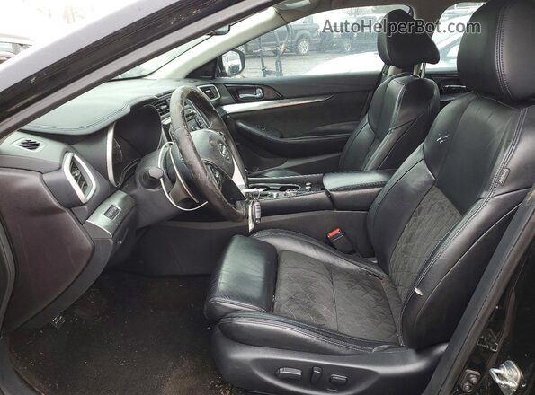1N4AA6AP1GC411907 2016 NISSAN MAXIMA Black წინა სალონის ხედი