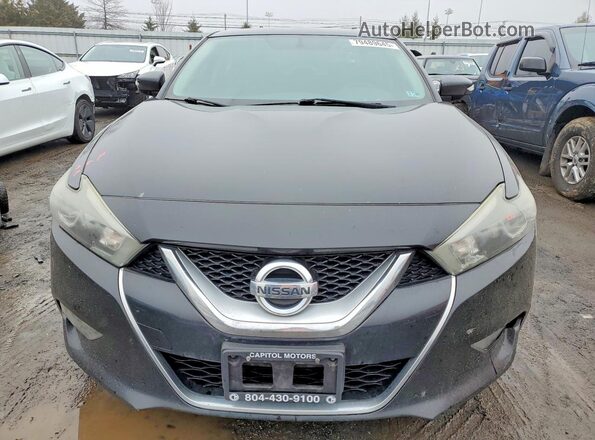 1N4AA6AP1GC411907 2016 NISSAN MAXIMA Black წინა ხედი