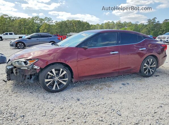 1N4AA6AP1GC447662 2016 NISSAN MAXIMA Красный Передняя левая четверть