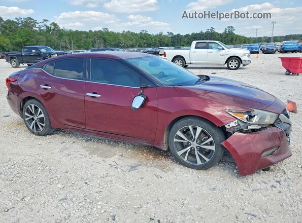 1N4AA6AP1GC447662 2016 NISSAN MAXIMA Красный Передняя правая четверть