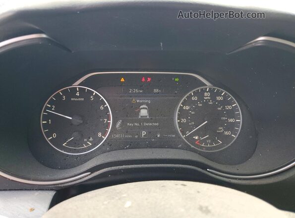1N4AA6AP1GC447662 2016 NISSAN MAXIMA Красный Вид щитка приборов