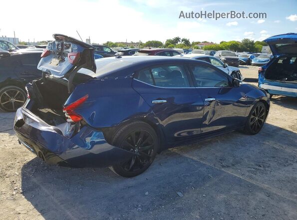 1N4AA6AP1HC363617 2017 NISSAN MAXIMA Синий Задняя правая четверть