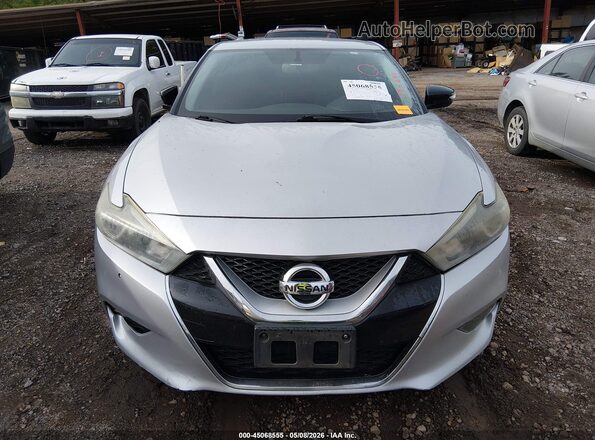 1N4AA6AP1HC393295 2017 NISSAN MAXIMA Серебряный Вид щитка приборов