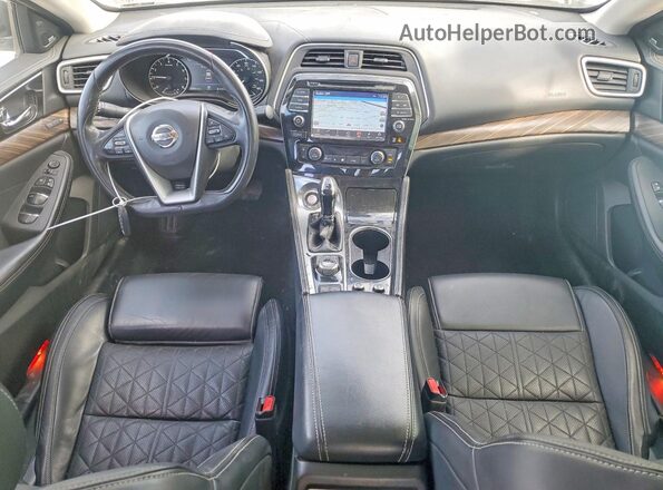 1N4AA6AP1HC424173 2017 NISSAN MAXIMA PLATINUM Серебряный Вид панели приборов