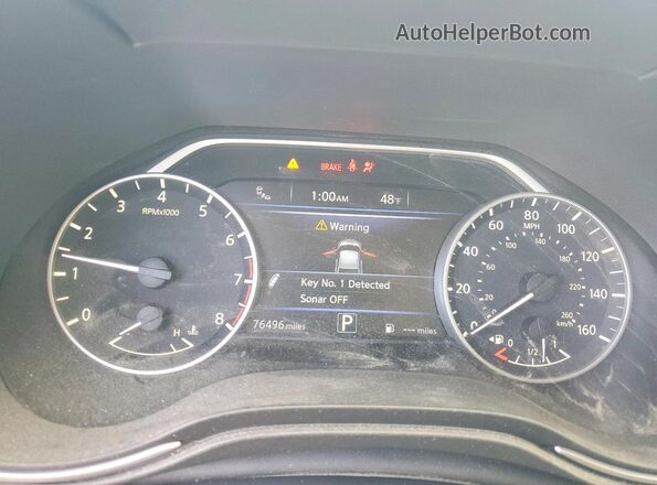 1N4AA6AP1HC424173 2017 NISSAN MAXIMA PLATINUM Серебряный Вид щитка приборов