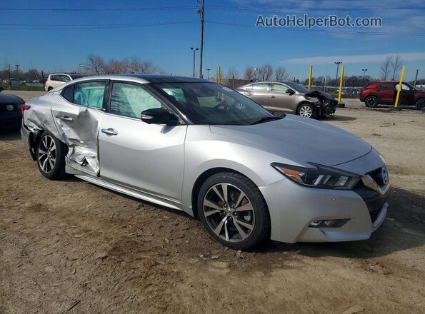 1N4AA6AP1HC424173 2017 NISSAN MAXIMA PLATINUM Серебряный Передняя правая четверть