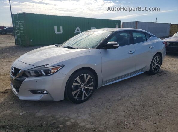 1N4AA6AP1HC424173 2017 NISSAN MAXIMA PLATINUM Серебряный Передняя левая четверть
