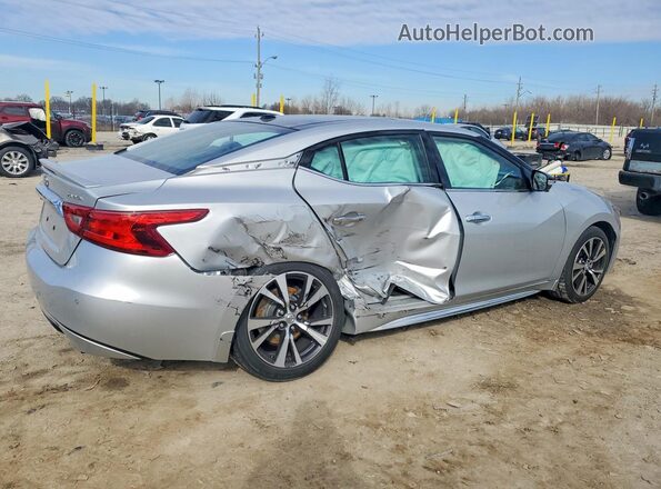 1N4AA6AP1HC424173 2017 NISSAN MAXIMA PLATINUM Серебряный Задняя правая четверть