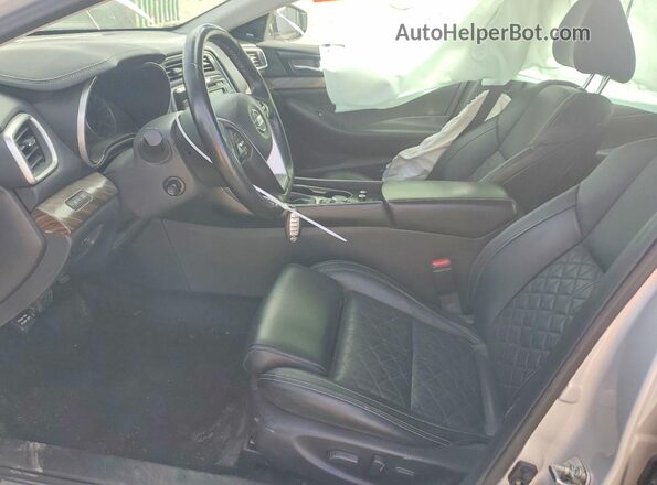 1N4AA6AP1HC424173 2017 NISSAN MAXIMA PLATINUM Серебряный Вид салона спереди