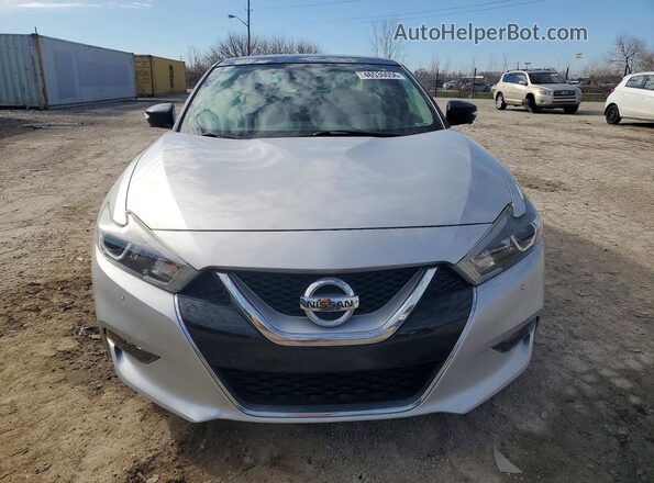 1N4AA6AP1HC424173 2017 NISSAN MAXIMA PLATINUM Серебряный Вид спереди