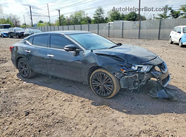 1N4AA6AP1HC430314 2017 NISSAN MAXIMA PLATINUM Черный Передняя правая четверть