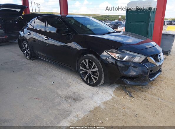 1N4AA6AP1HC444214 2017 NISSAN MAXIMA Black Przód prawy