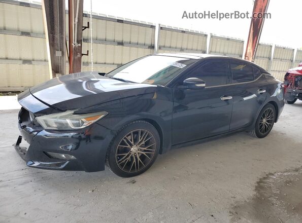 1N4AA6AP1JC385820 2018 NISSAN MAXIMA Черный Передняя левая четверть
