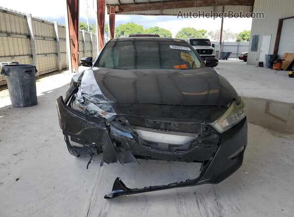 1N4AA6AP1JC385820 2018 NISSAN MAXIMA Черный Вид спереди