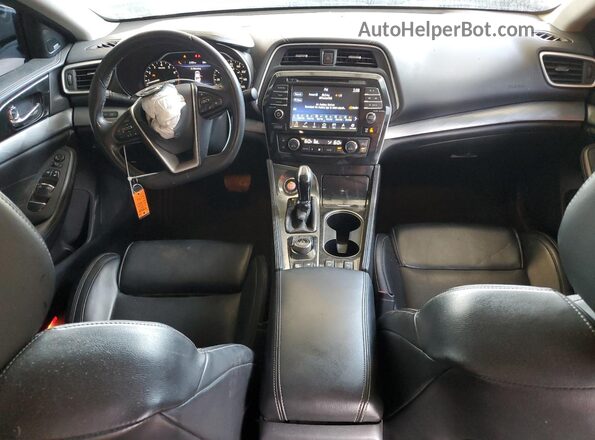 1N4AA6AP1JC385820 2018 NISSAN MAXIMA Черный Вид панели приборов