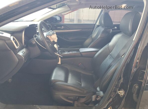 1N4AA6AP1JC385820 2018 NISSAN MAXIMA Черный Вид салона спереди