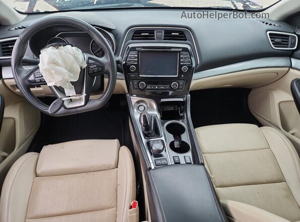 1N4AA6AP1JC399524 2018 NISSAN MAXIMA Burgundy Вид панелі приладів