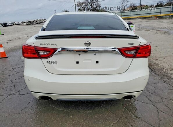 1N4AA6AP2GC404917 2016 NISSAN MAXIMA White Հետևի տեսք