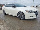 2016 Nissan Maxima 3.5 Sr White vin: 1N4AA6AP2GC404917
