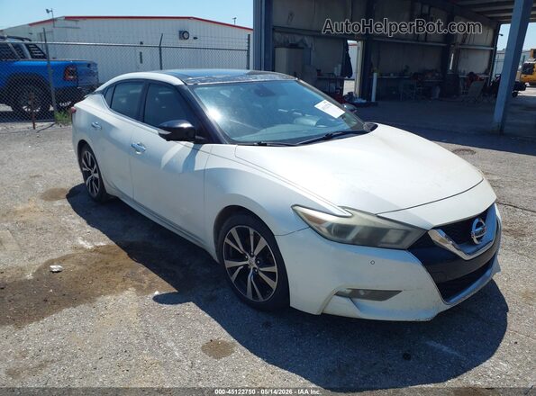 1N4AA6AP2GC406781 2016 NISSAN MAXIMA White Przód prawy