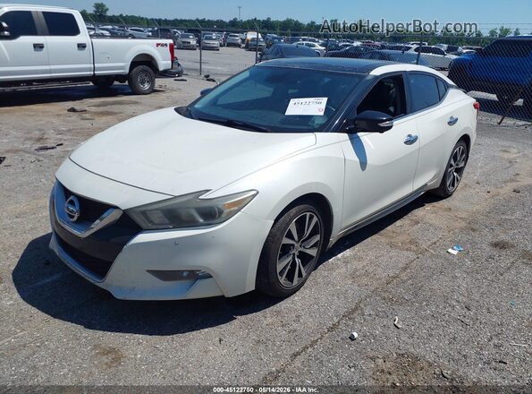 1N4AA6AP2GC406781 2016 NISSAN MAXIMA White Przód lewy