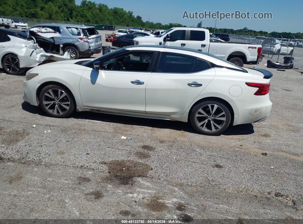 1N4AA6AP2GC406781 2016 NISSAN MAXIMA White Widok wnętrza 360 stopni