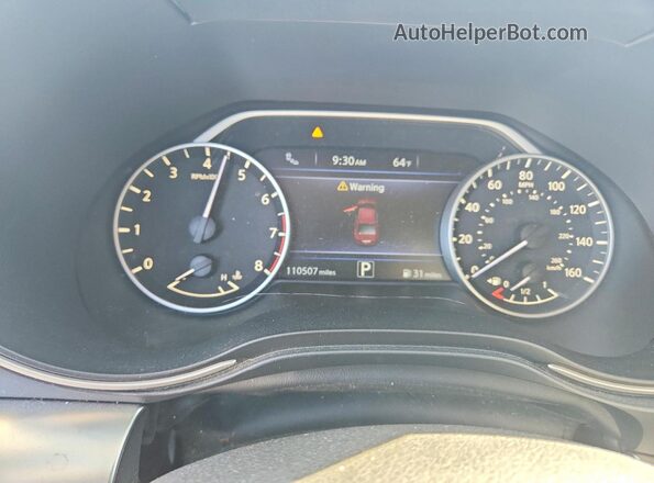 1N4AA6AP2GC408840 2016 NISSAN MAXIMA Maroon Instrument cluster view