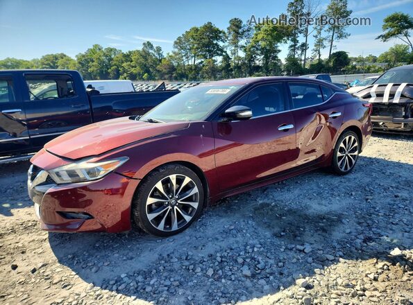 1N4AA6AP2GC408840 2016 NISSAN MAXIMA Maroon Front left