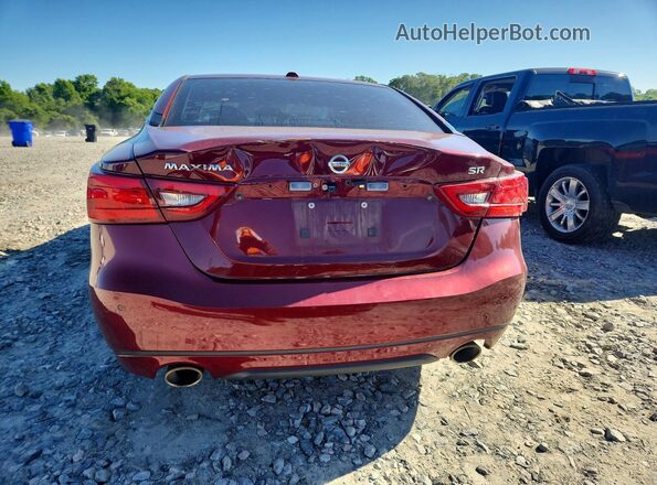 1N4AA6AP2GC408840 2016 NISSAN MAXIMA Maroon Rear view