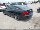 2016 Nissan Maxima 3.5 Sl Black vin: 1N4AA6AP2GC448562
