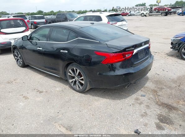 1N4AA6AP2GC448562 2016 NISSAN MAXIMA Black უკანა მარცხენა
