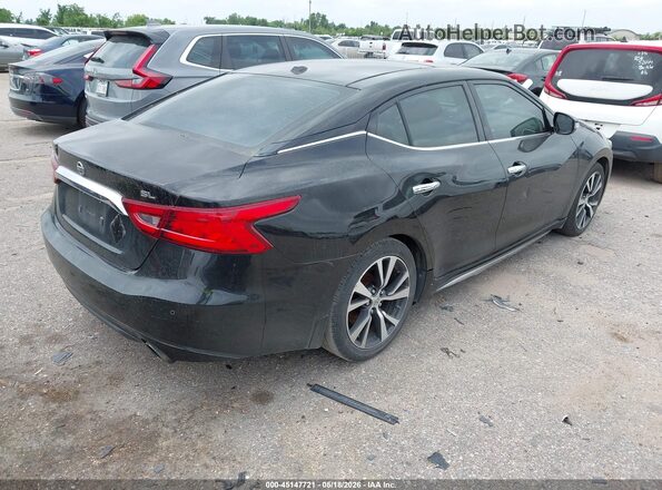 1N4AA6AP2GC448562 2016 NISSAN MAXIMA Black უკანა მარჯვენა