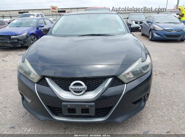 1N4AA6AP2GC448562 2016 NISSAN MAXIMA Black ხელსაწყოთა პანელის ხედი