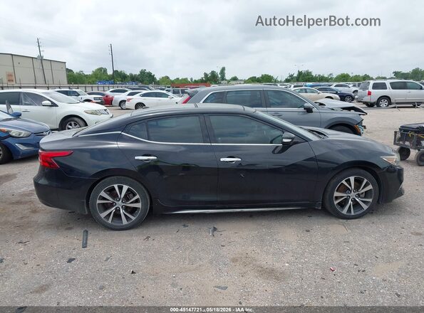 1N4AA6AP2GC448562 2016 NISSAN MAXIMA Black უკანა სალონის ხედი