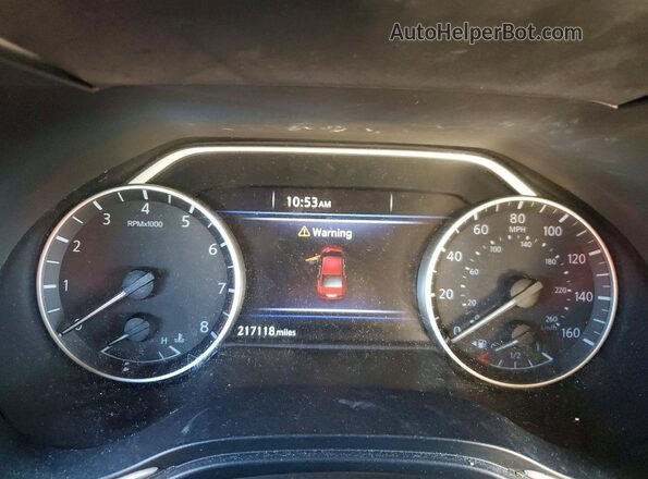 1N4AA6AP2HC369121 2017 NISSAN MAXIMA PLATINUM Burgundy ხელსაწყოთა პანელის ხედი